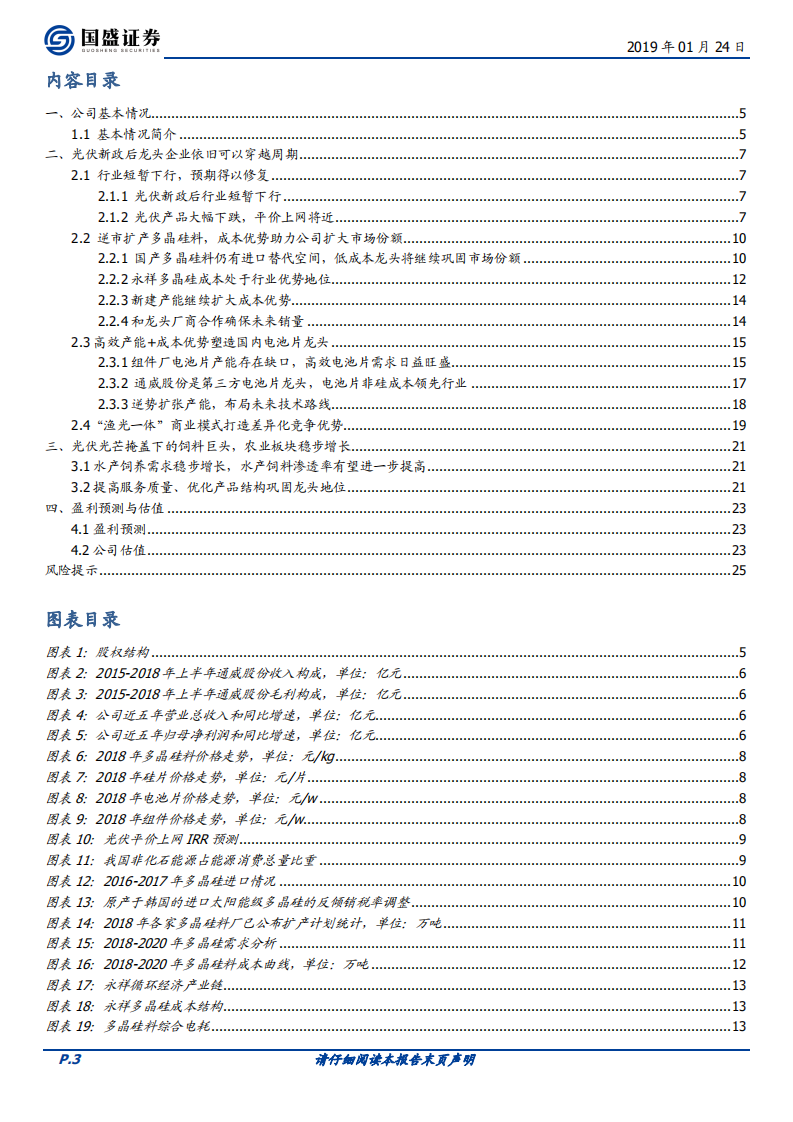 通威股份：硅料+电池片龙头产能有序扩张后续成长可期.pdf 第3页