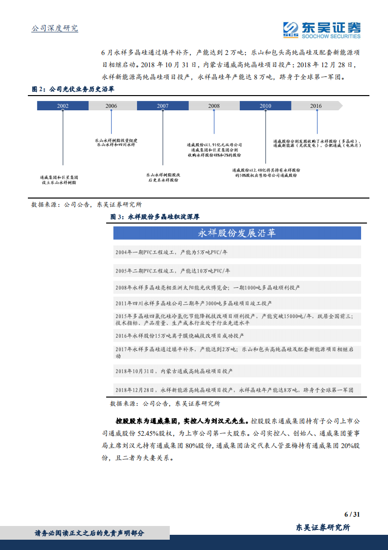 通威股份：硅料+电池双料龙头，降本提量后市可期.pdf 第6页