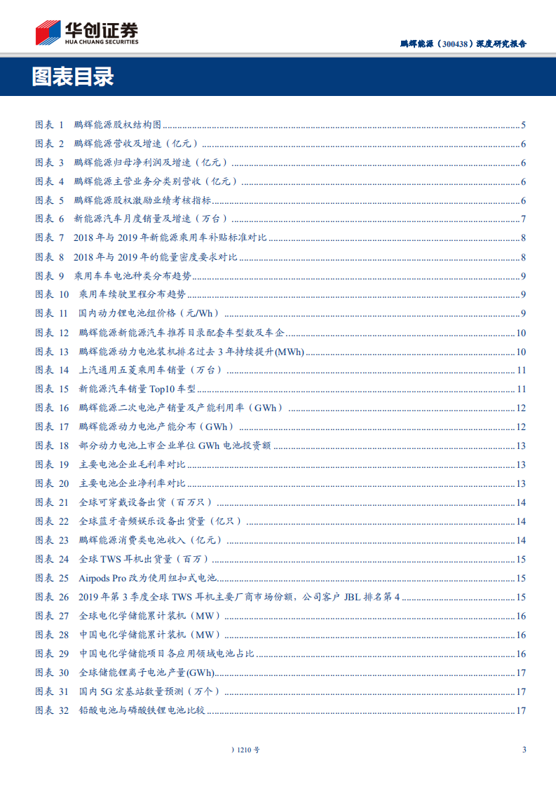 鹏辉能源-深度研究报告：动力电池市占率不断提升，TWS耳机电池快速增长-191127.pdf 第3页