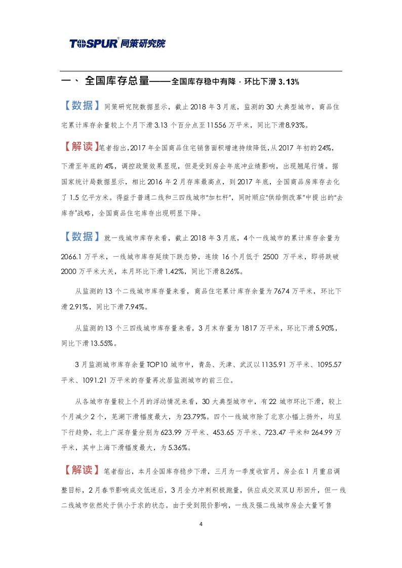 2018年4月30大典型城市库存市场月报(1)(1).docx 第4页