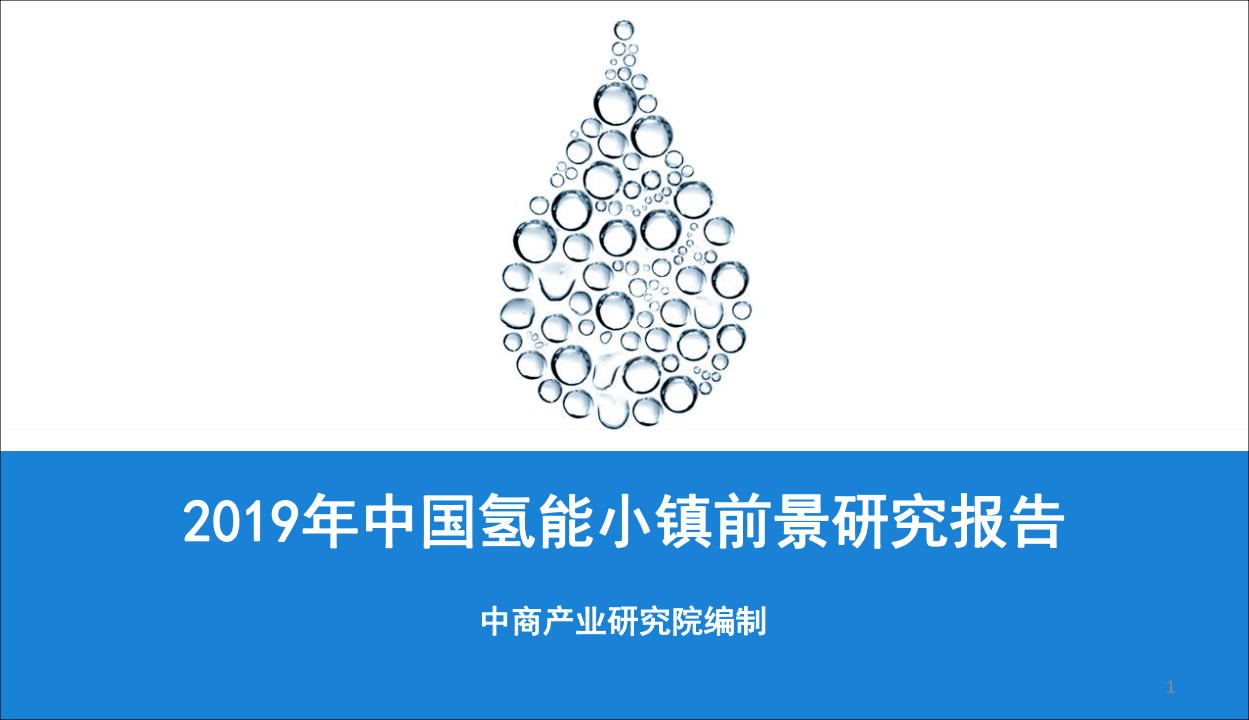 中商文库：019年中国氢能小镇规划及前景研究报告.pdf 第1页