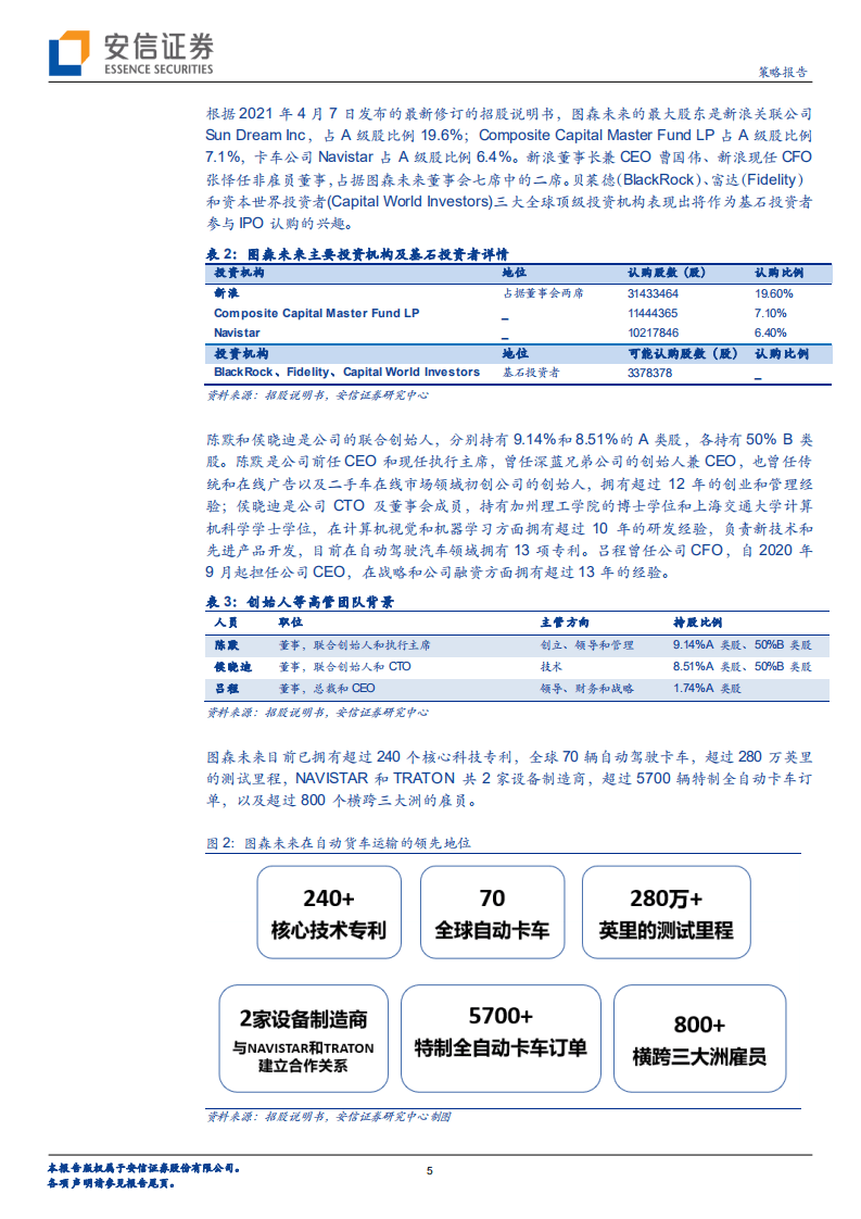 从图森未来赴美上市，看自动驾驶货运龙头商业模式的奥妙之处.pdf 第5页