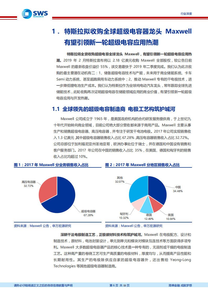 万国电车系列报告之超级电容专题深度：特斯拉拟收购全球超级电容龙头，有望引领新一轮超级电容应用热潮.pdf 第6页