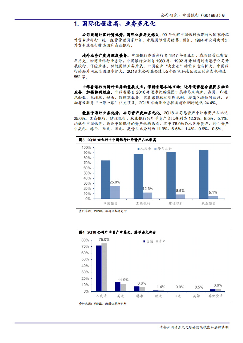 20181015-中国银行-国际化、多元化程度高，息差更受益于海外加息.pdf 第6页