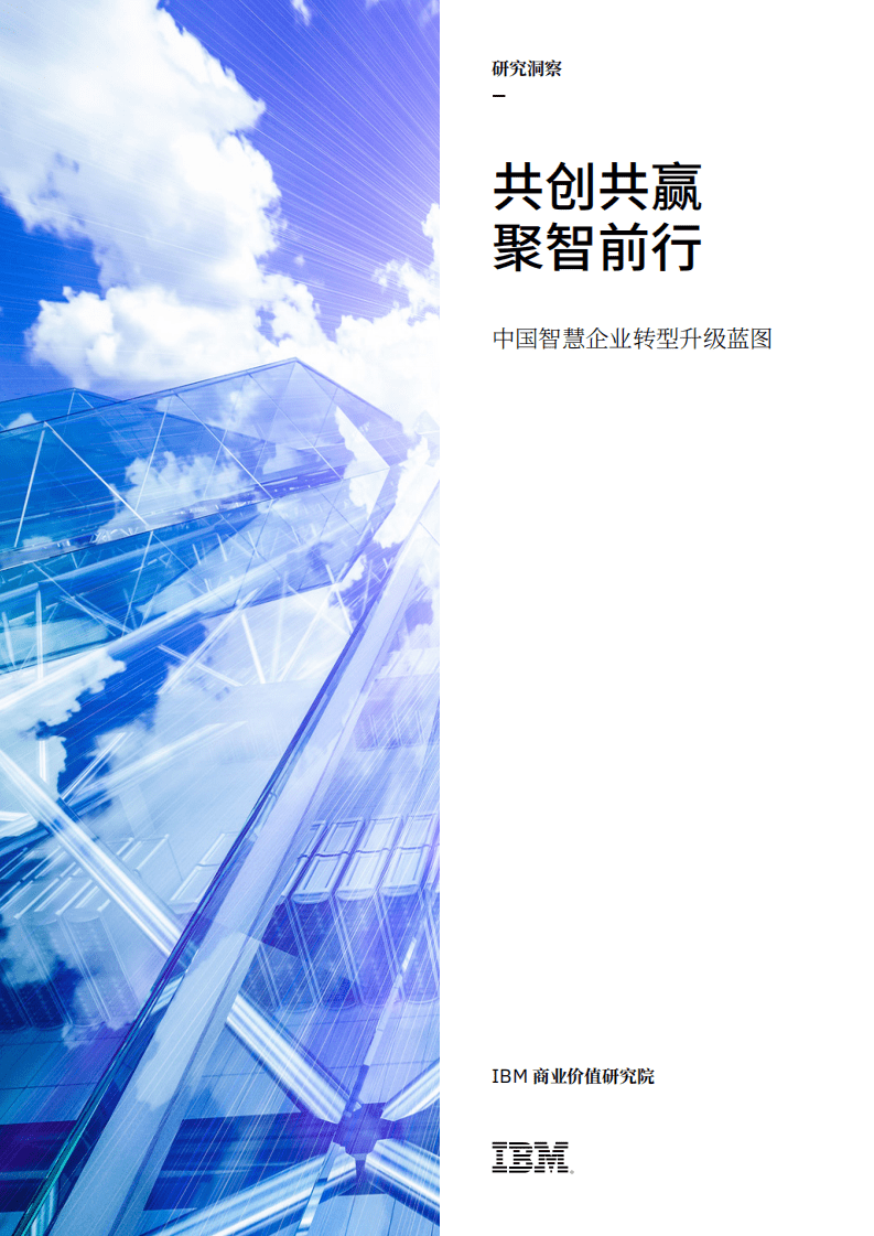 IBM商业价值研究院：共创共赢，聚智前行&mdash;中国智慧企业转型升级蓝图.pdf 第1页