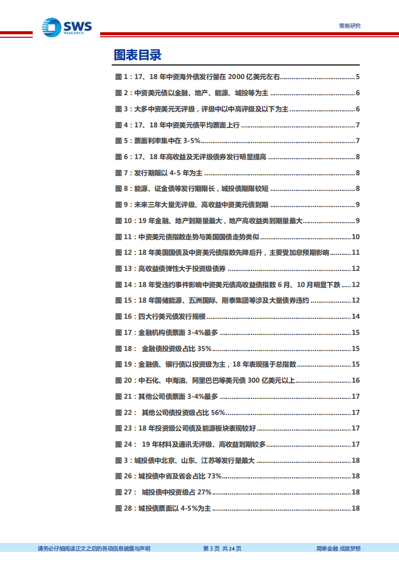 18年中资美元债市场回顾与19年展望：关注优质地产、城投、金融、能源等美元债机会.pdf 第3页