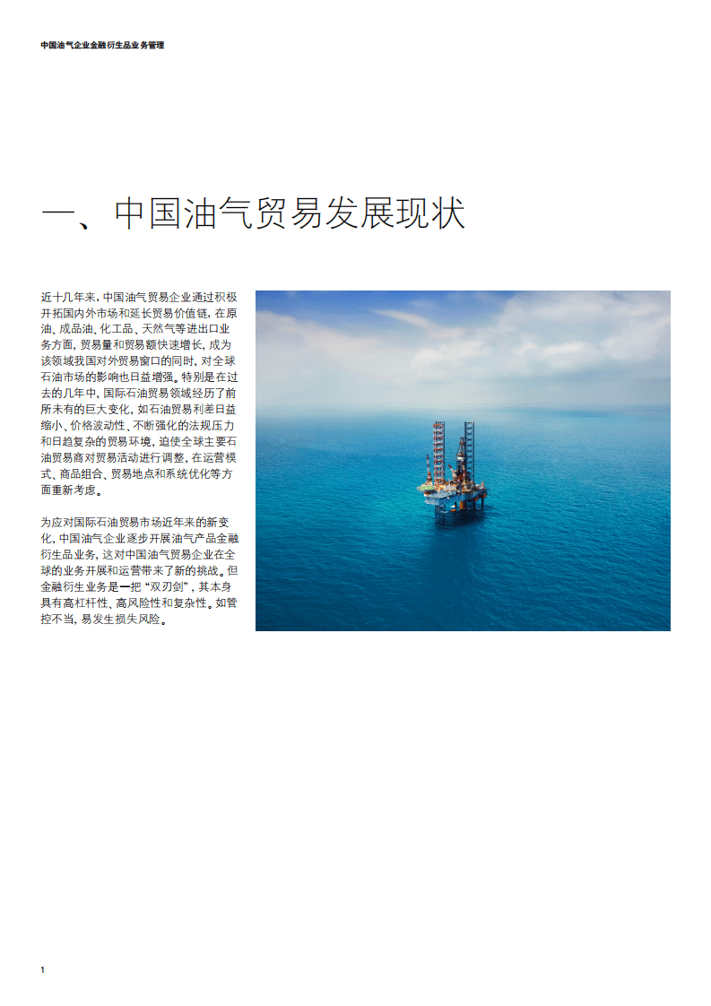 德勤：中国油气企业金融衍生品业务管理.pdf 第2页