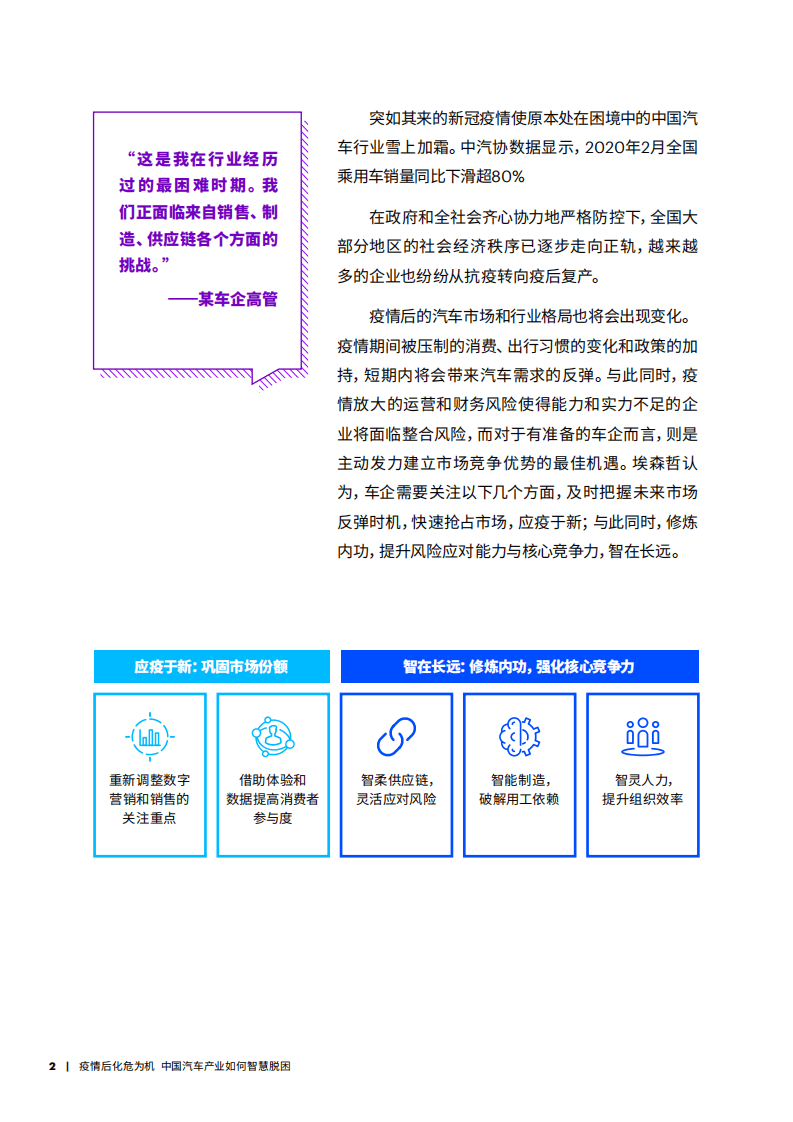 埃森哲：疫情后化危为机：中国汽车产业如何智慧脱困.pdf 第2页