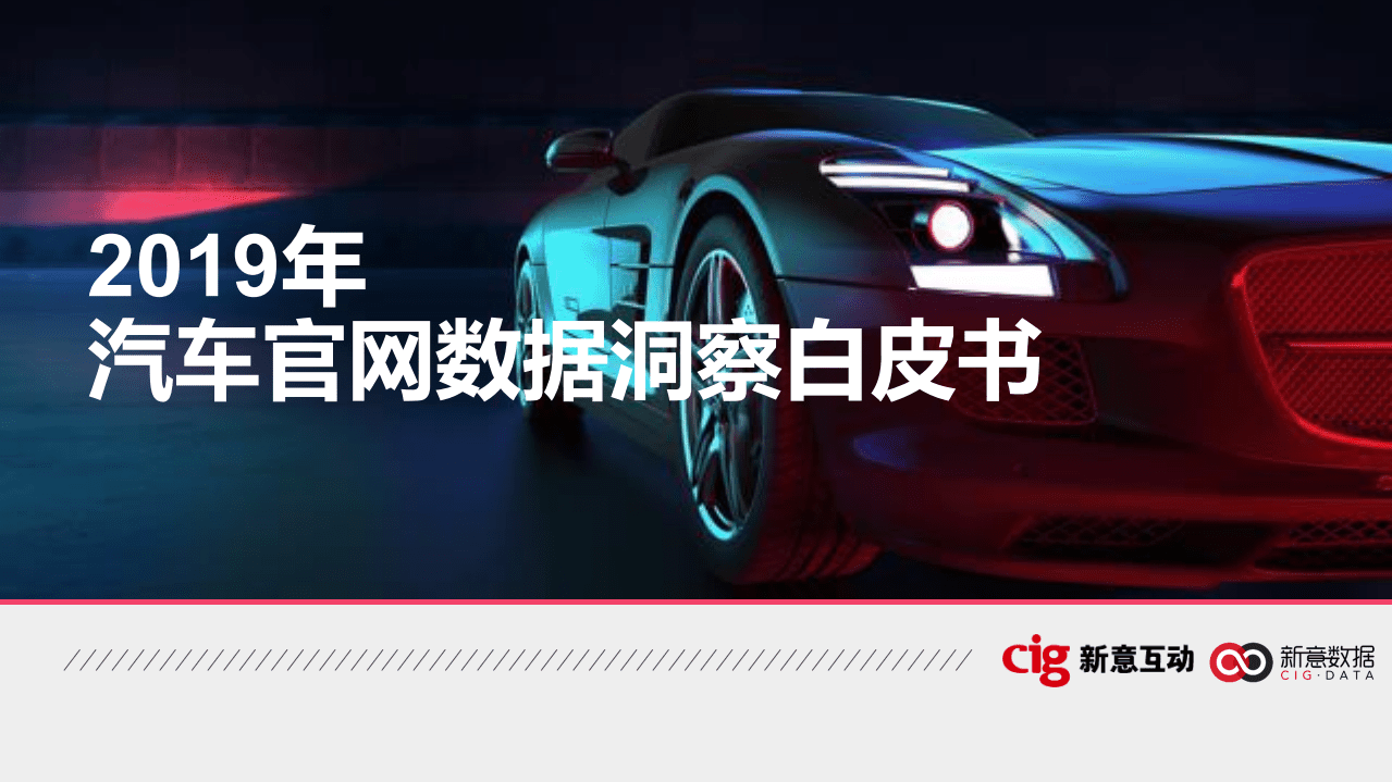 新意互动：2019年汽车官网数据洞察白皮书.pdf 第1页
