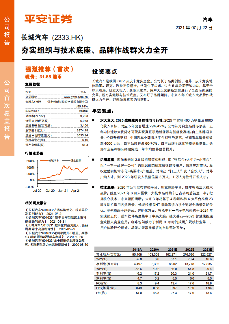 长城汽车-实组织与技术底座、品牌作战群火力全开-210722.pdf 第1页