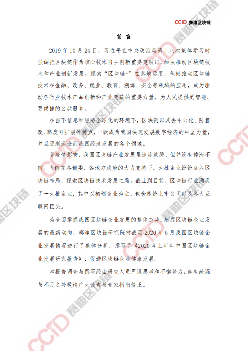 赛迪报告：2020年上半年中国区块链企业发展研究报告.pdf 第2页