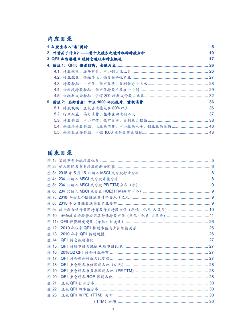 写在A股宣布“入富”之时：外资买了什么？-180927.pdf 第2页
