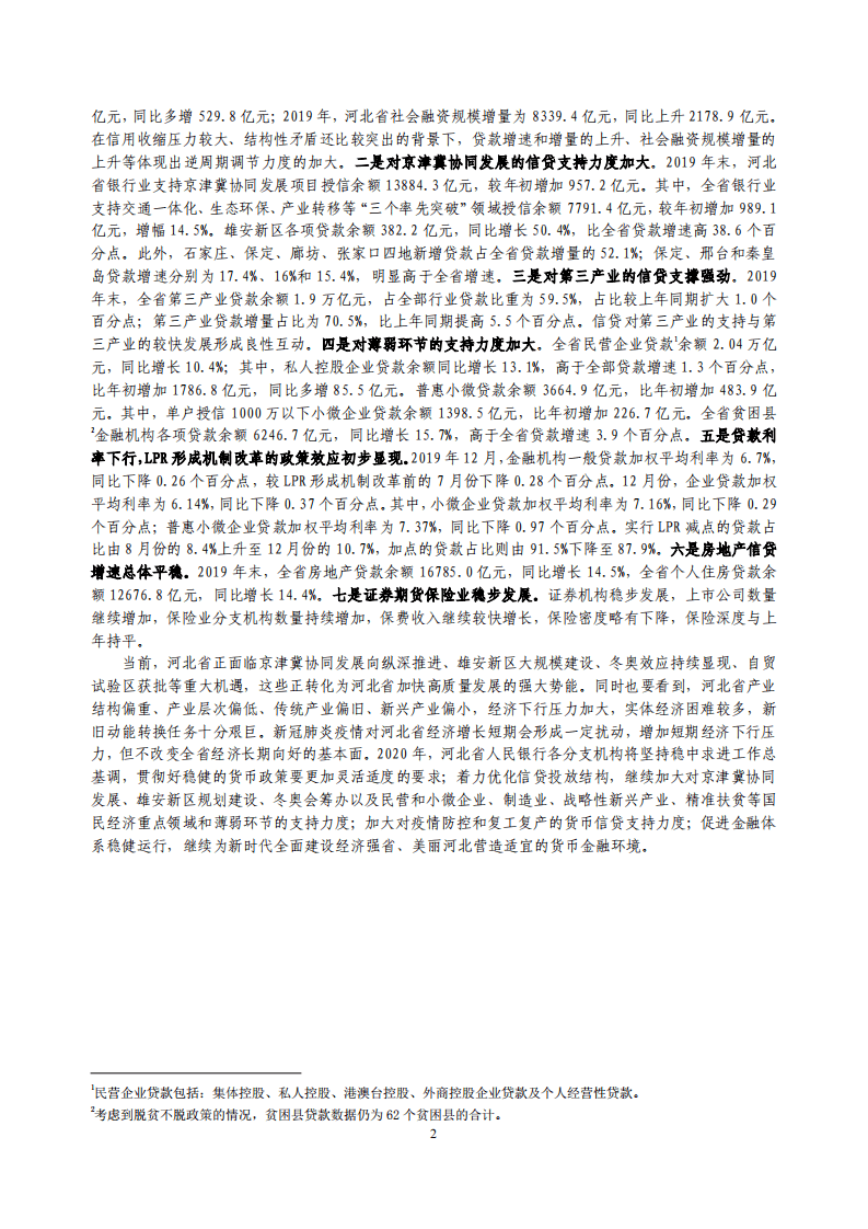 中国人民银行：2020河北省金融运行报告.pdf 第2页