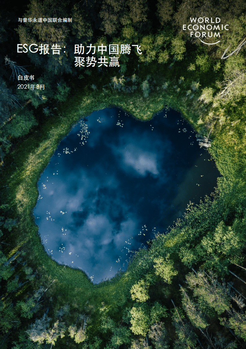 世界经济论坛&普华永道：ESG报告，助力中国腾飞聚势共赢(2021).pdf 第1页