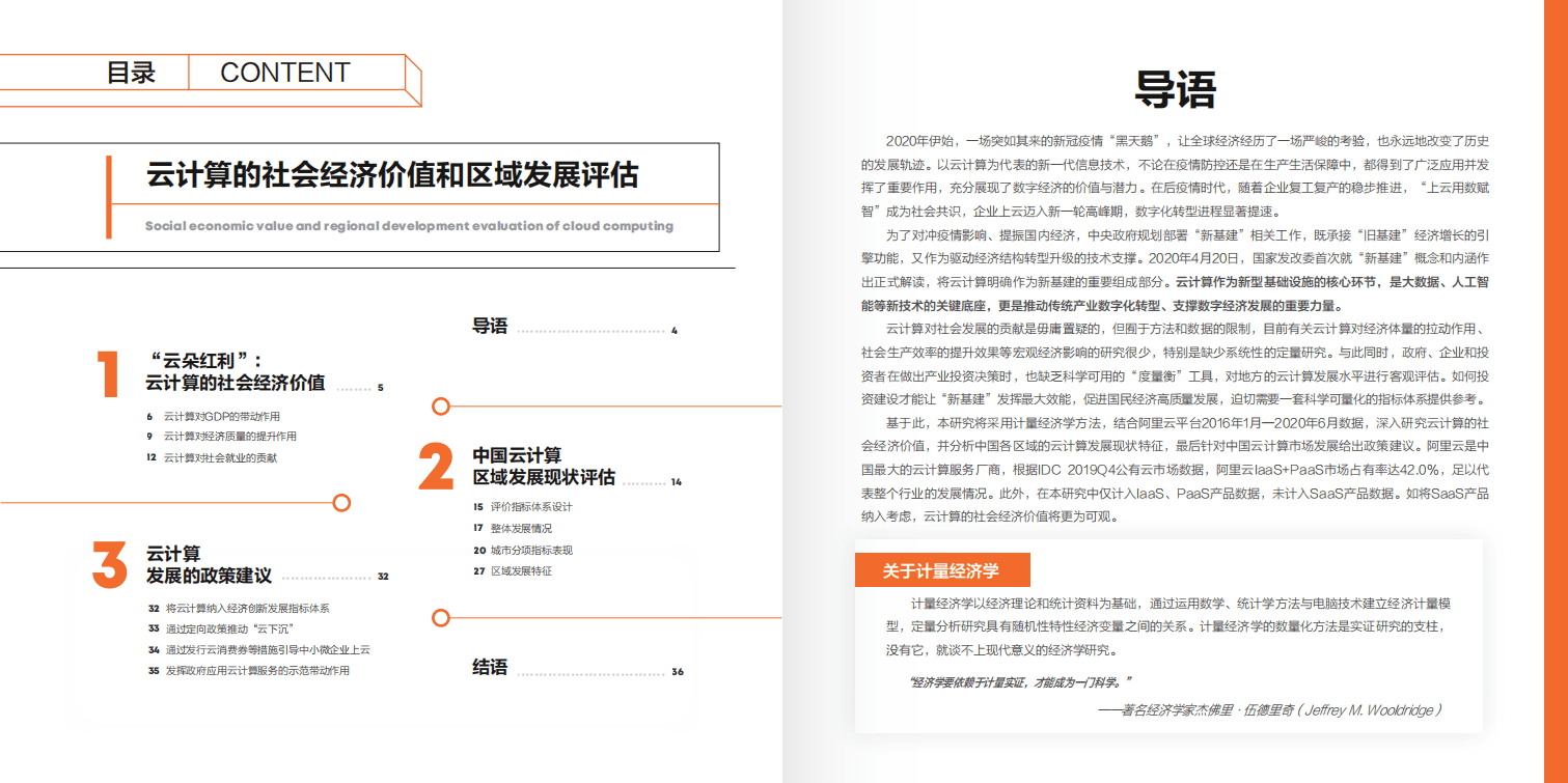 阿里云：云计算的社会经济价值和区域发展评估.pdf 第4页