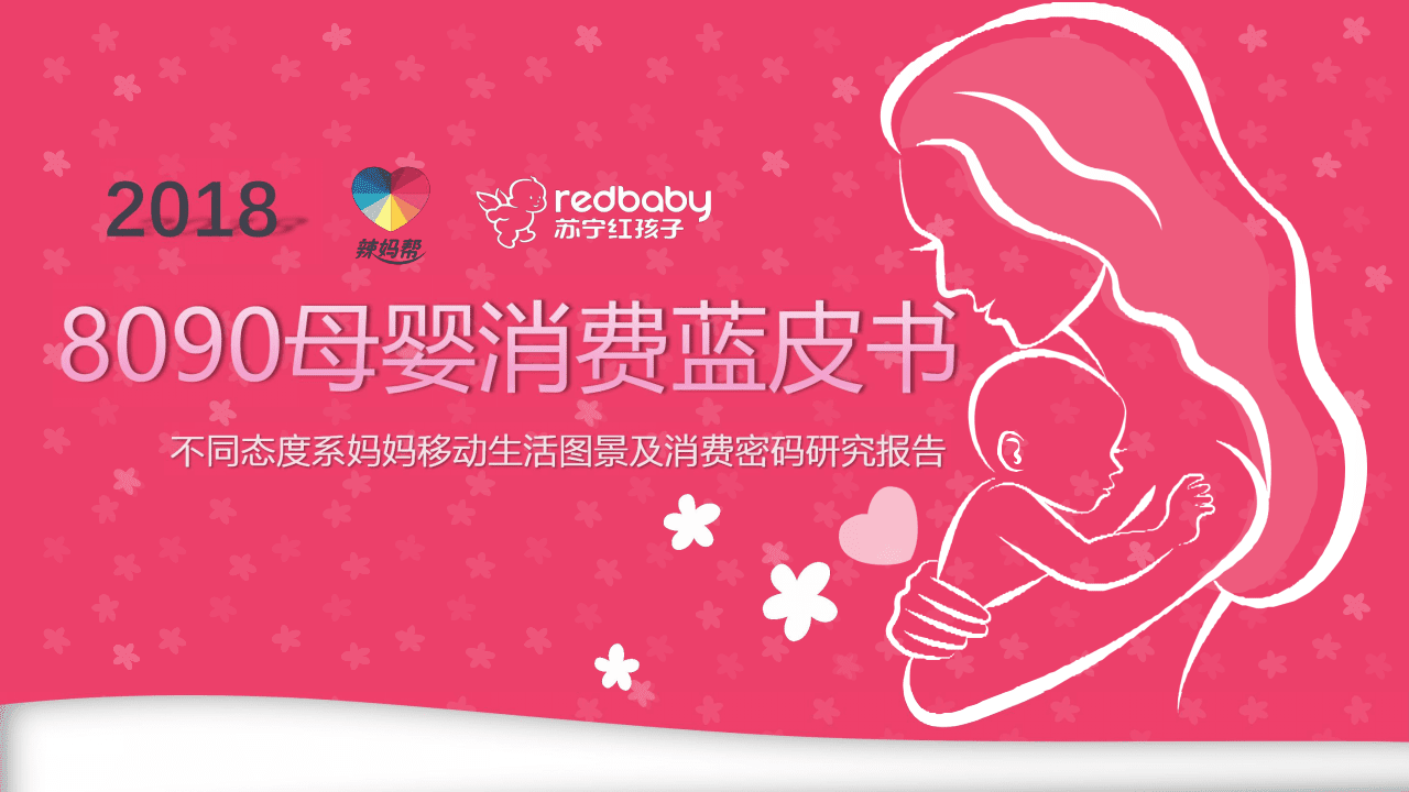 2018年8090母婴消费蓝皮书(1).docx 第1页