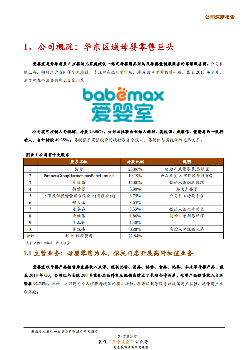 爱婴室-603214-华东母婴零售巨头，自建+并购加速全国布局-181229.pdf 第4页