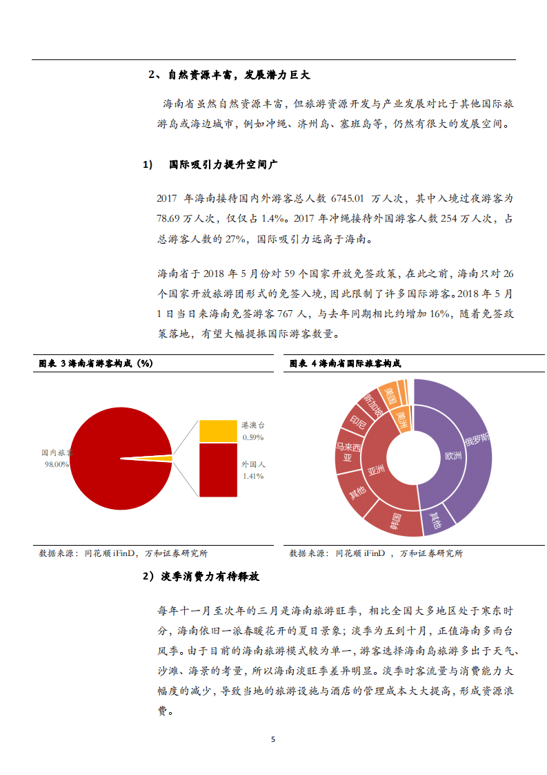 &ldquo;未来海南&rdquo;系列专题~多元产业布局赋能国际旅游岛-180611.pdf 第5页