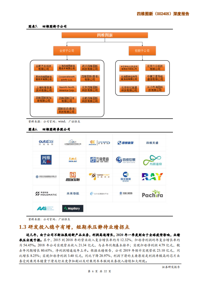 四维图新-深度报告：砥砺前行，打造智能出行科技公司-200415.pdf 第6页