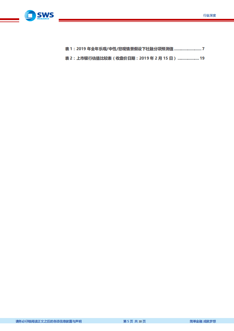 19年社融预测及对经济底的前瞻判断：从社融底到经济底，宽信用成效演绎进行时.pdf 第5页