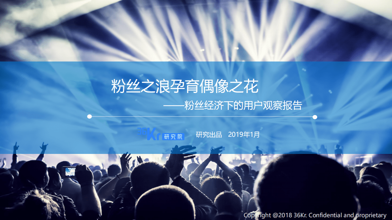 36Kr：粉丝经济下的用户行为观察报告.pdf 第1页