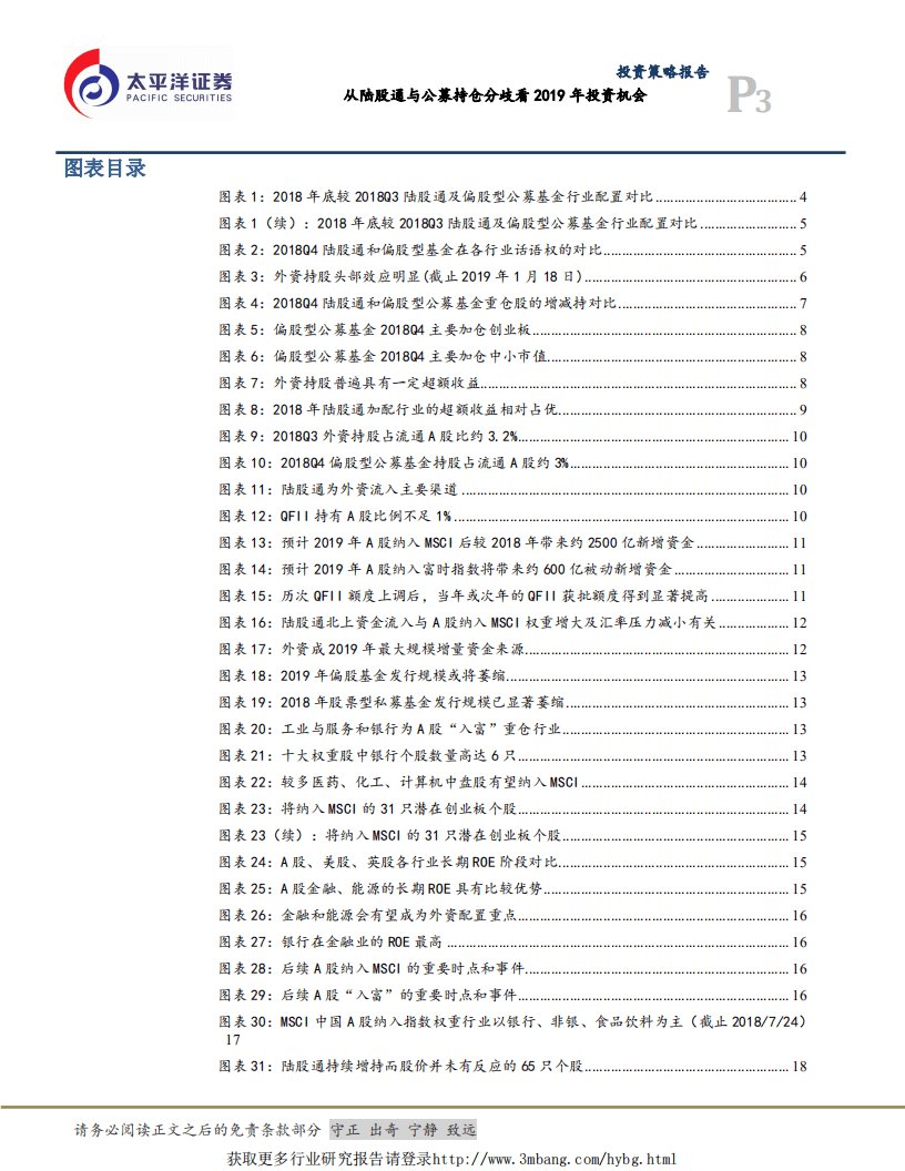 从陆股通与公募持仓分歧看2019年投资机会.pdf 第3页