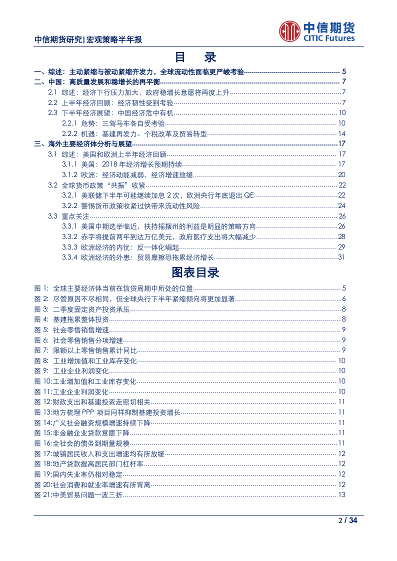 2018年下半年全球宏观经济展望：主动紧缩与被动紧缩齐发力，全球流动性面临更严峻考验.docx 第2页