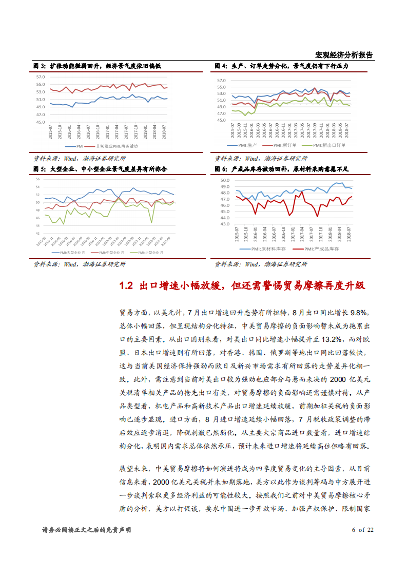 2018四季度宏观经济报告：景气度缓慢下行，还待政策统筹对冲-180914.pdf 第6页