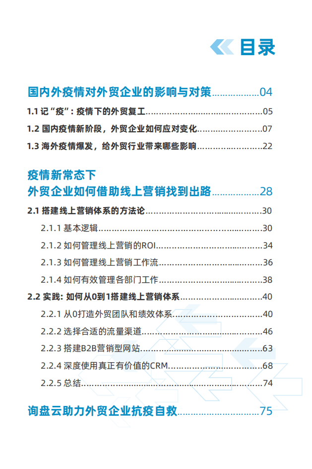 询盘云：转&ldquo;危&rdquo;为&ldquo;机&rdquo;&mdash;2020疫情新常态下中国出海营销白皮书.pdf 第3页