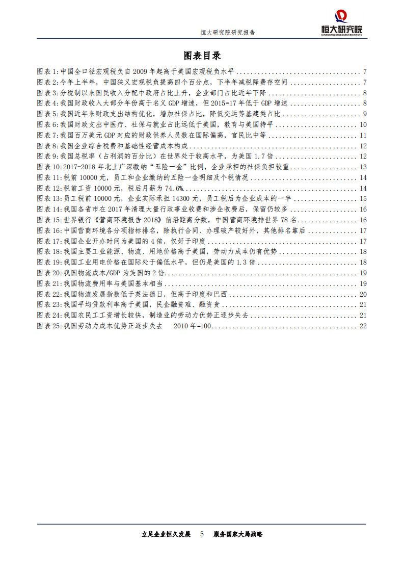 恒大研究院-宏观研究专题报告：是该减税了：中美税负和基础性成本比较-180903.pdf 第5页