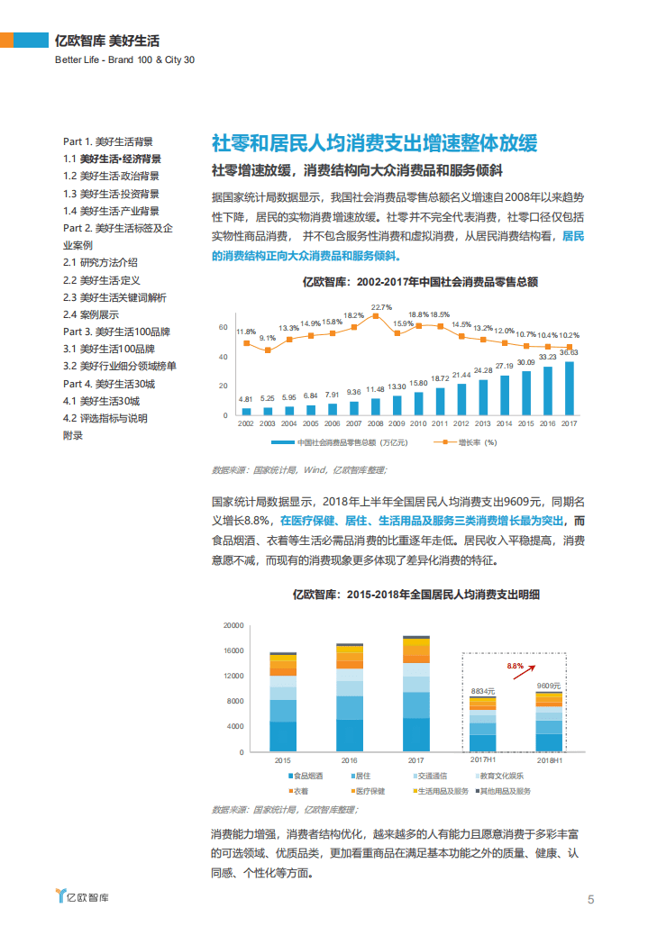 亿欧智库：理解美好&mdash;&mdash;2018中国美好生活100品牌及美好30城研究报告.pdf 第5页
