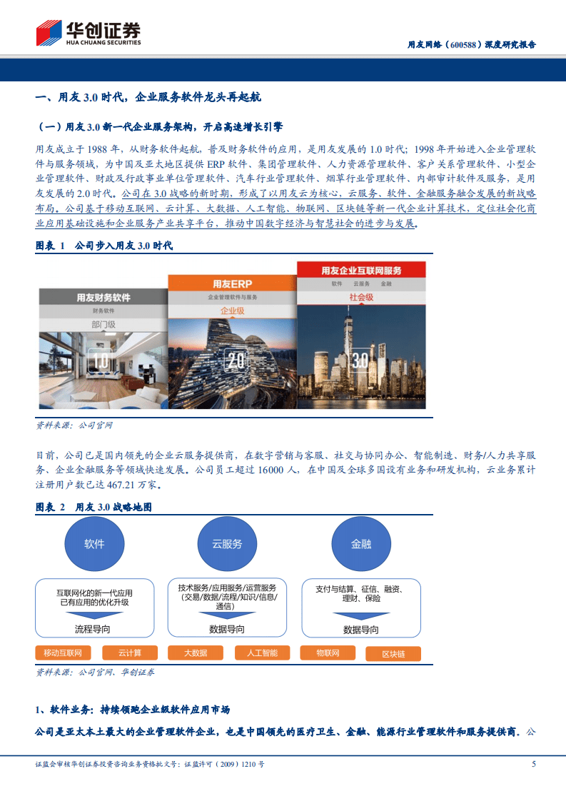 用友网络深度研究报告：产业互联风正劲，云服务龙头蓄力谱新篇.pdf 第5页