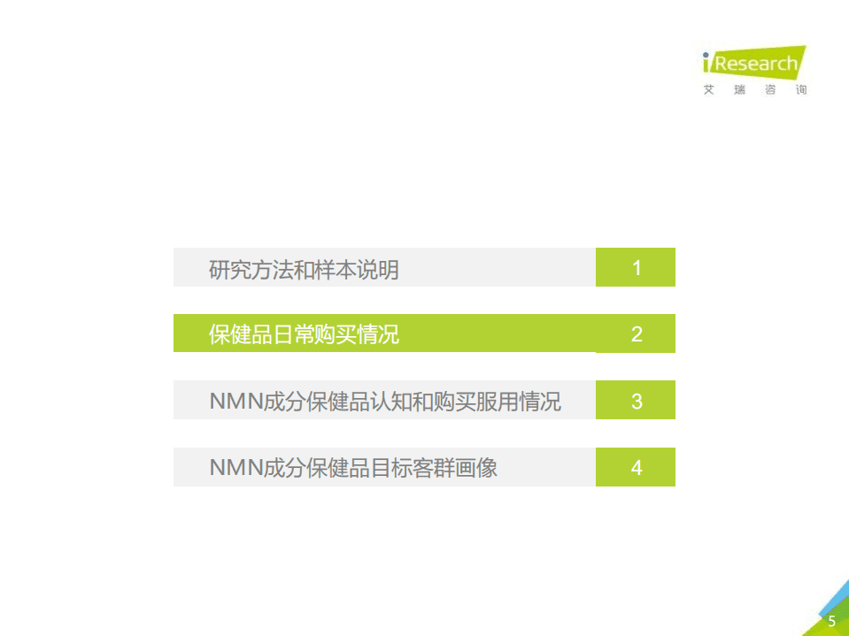 艾瑞咨询：2020年NMN成分补剂消费者调研报告.pdf 第5页