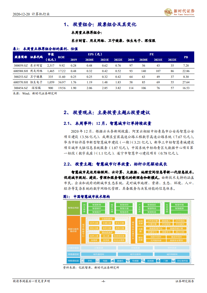 智慧城市订单放量，标杆示范驱动成长.pdf 第4页