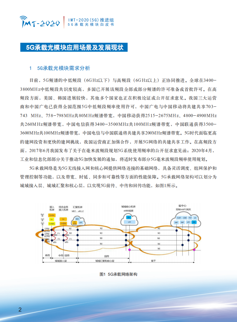 IMT 5G推进组：5G承载光模块白皮书.pdf 第4页