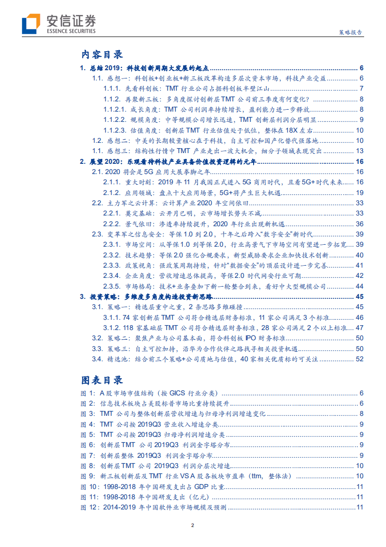 2020年TMT全市场策略：科技浪潮，展翅高飞-191124.pdf 第2页