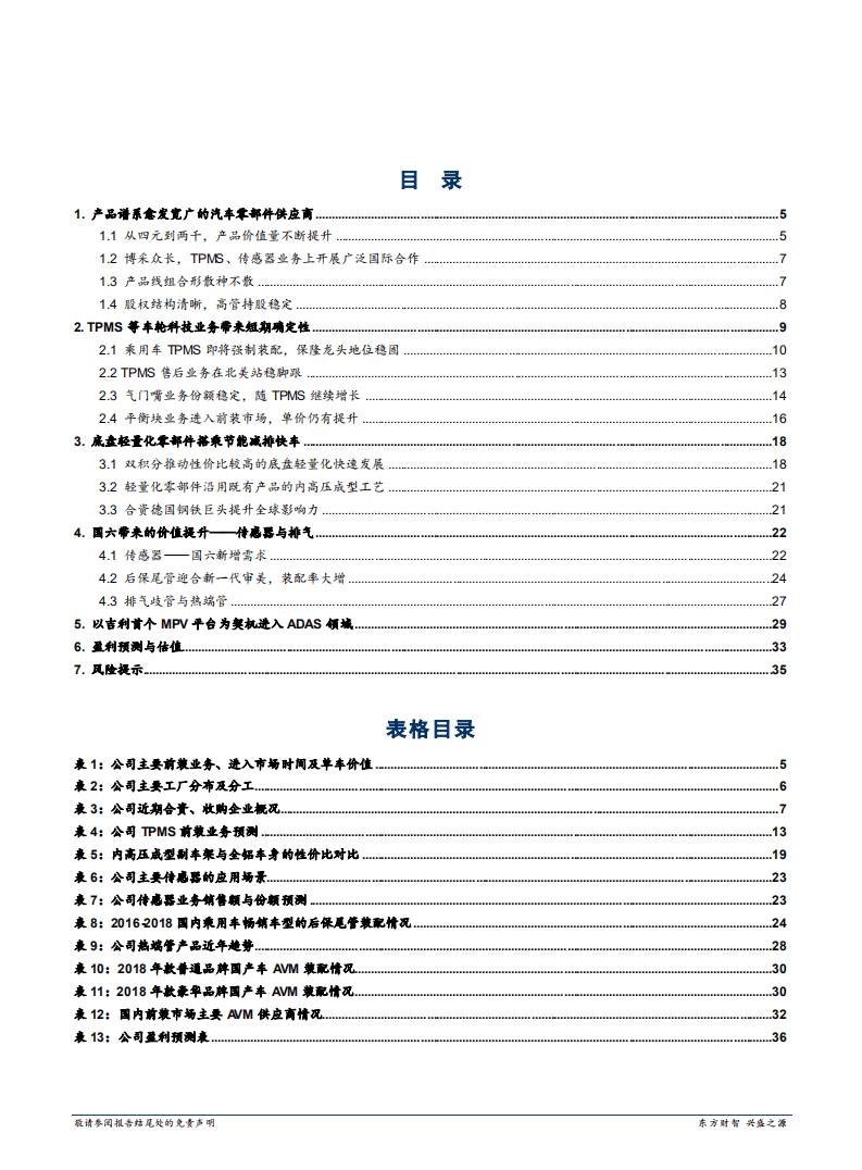 保隆科技深度报告：国六传感器与轻量化全面出击-181015.pdf 第2页