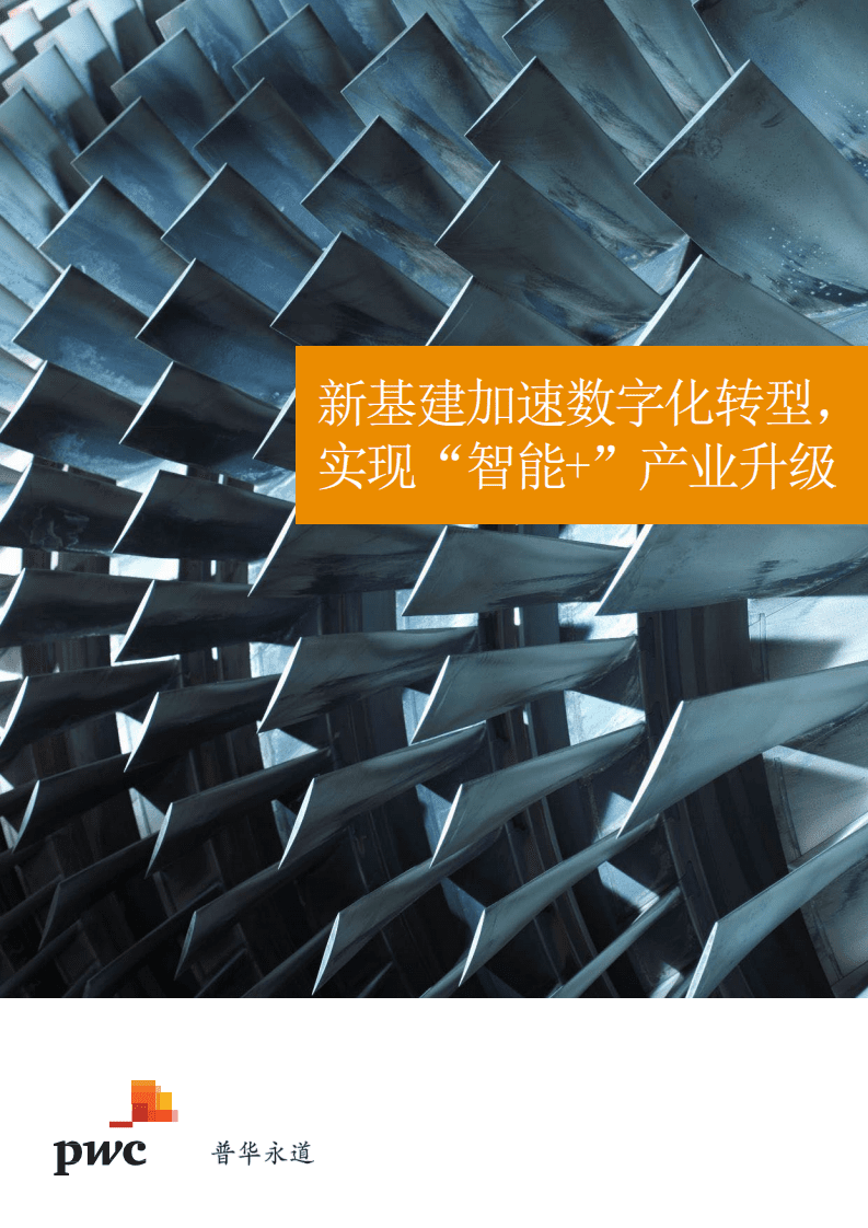 普华永道：新基建加速数字化转型，实现智能+产业升级.pdf 第1页