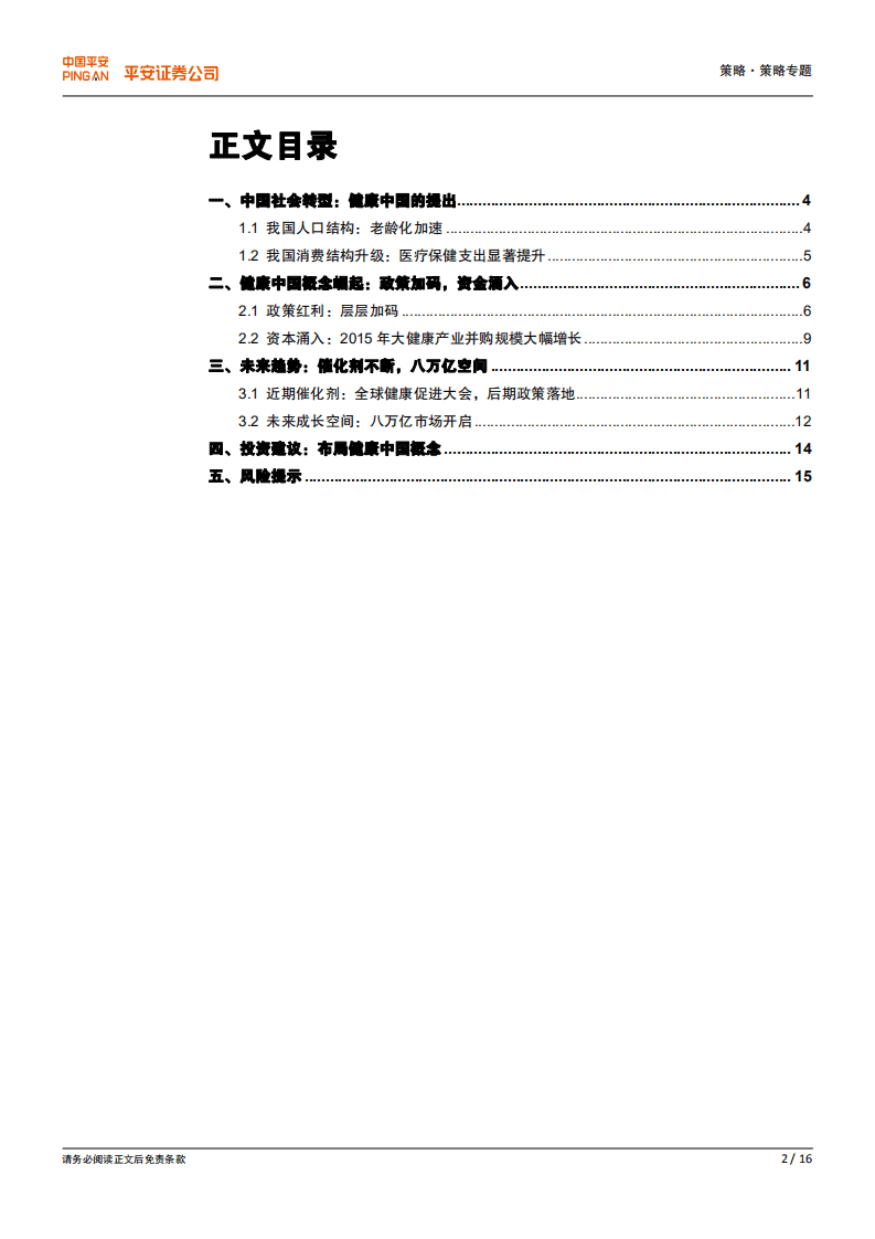 健康中国系列之策略篇：新经济支柱产业宏图展开.pdf 第2页