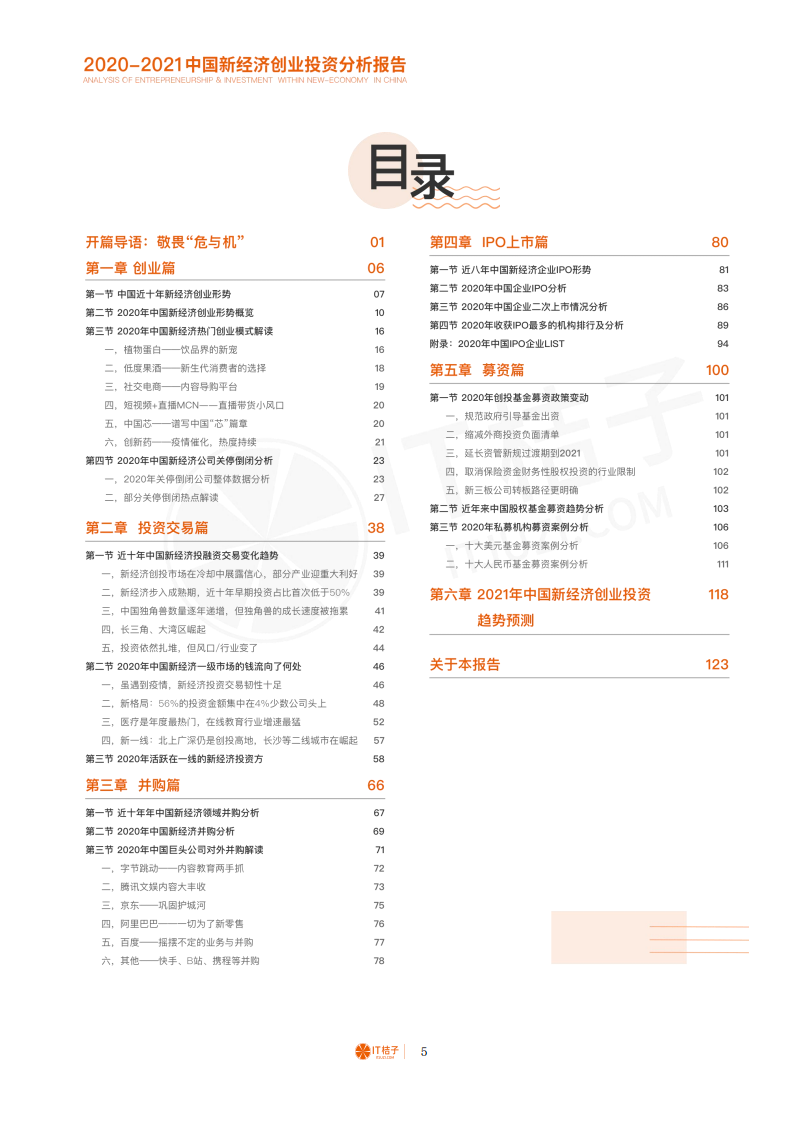IT桔子：2020-2021中国新经济创业与投资分析报告.pdf 第6页