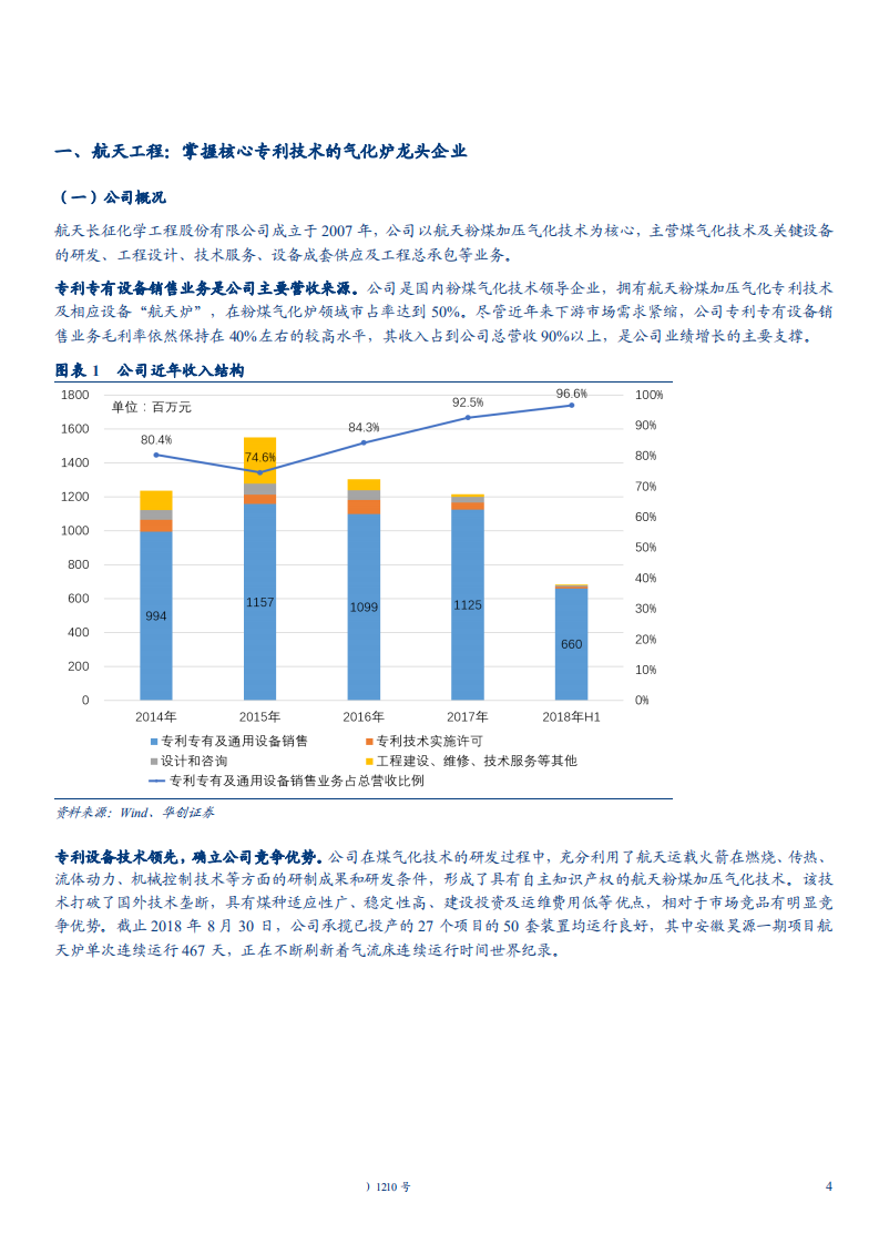 航天工程-深度研究报告：被忽略的高端制造标的，被低估的煤气化龙头-181119.pdf 第4页