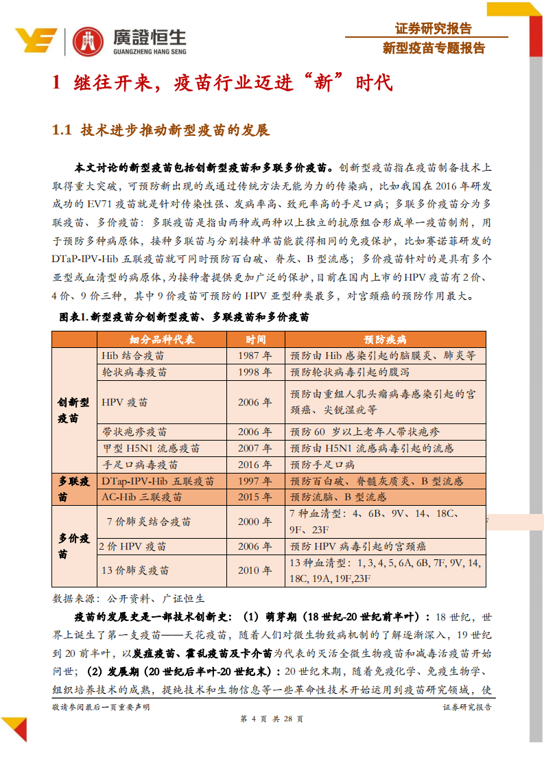 新型疫苗专题报告：新型疫苗崛起大势所趋，400亿空间一触即发.pdf 第4页