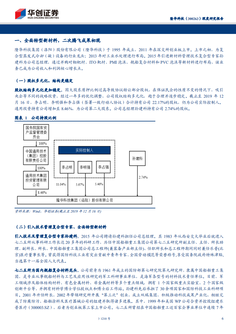隆华科技-深度研究报告：电子靶材及军工复材齐头并进，转型成果显现-200316.pdf 第6页