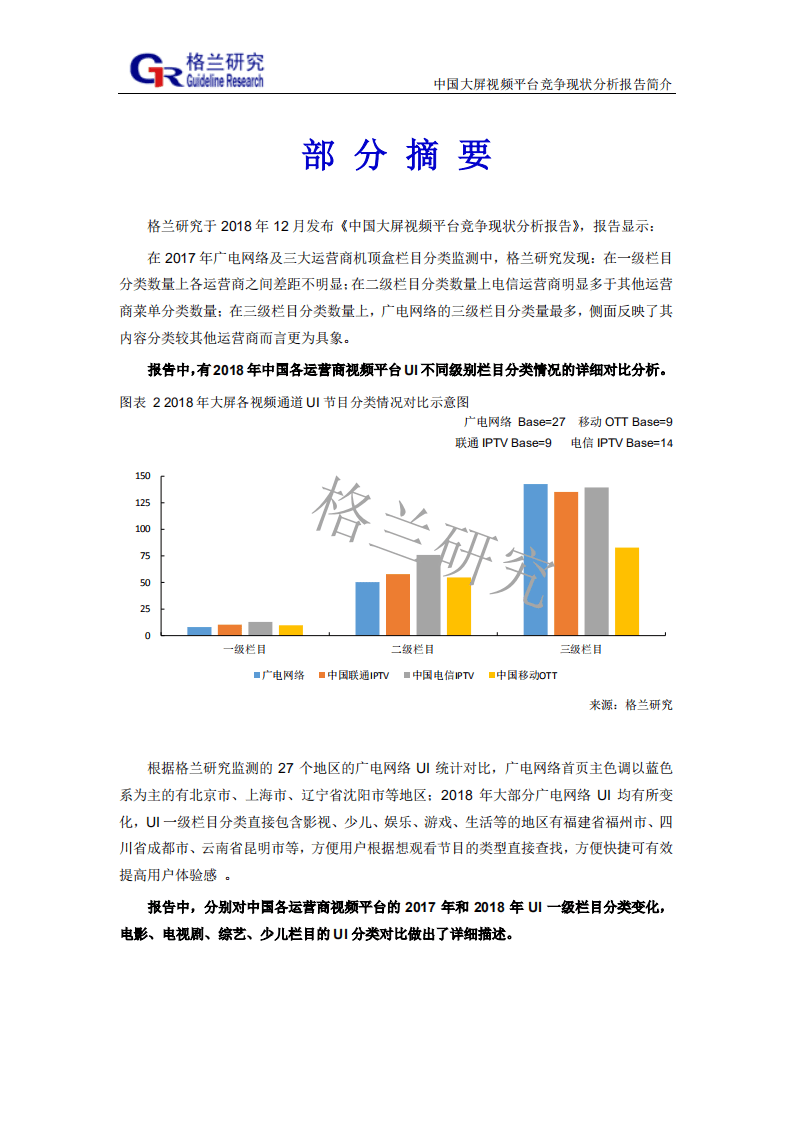 格兰瑞智咨询：2018中国大屏视频平台竞争现状分析报告简介.pdf 第5页