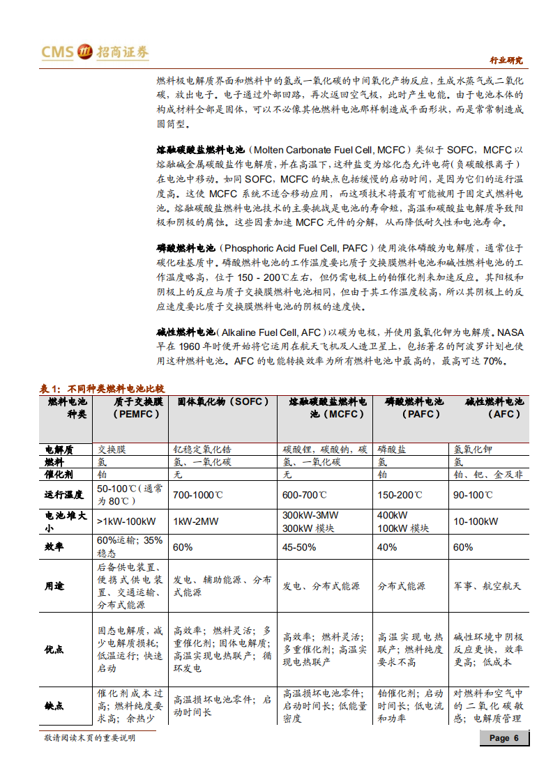 燃料电池车行业报告：燃料电池产业蓄势待发，前景可期.pdf 第6页
