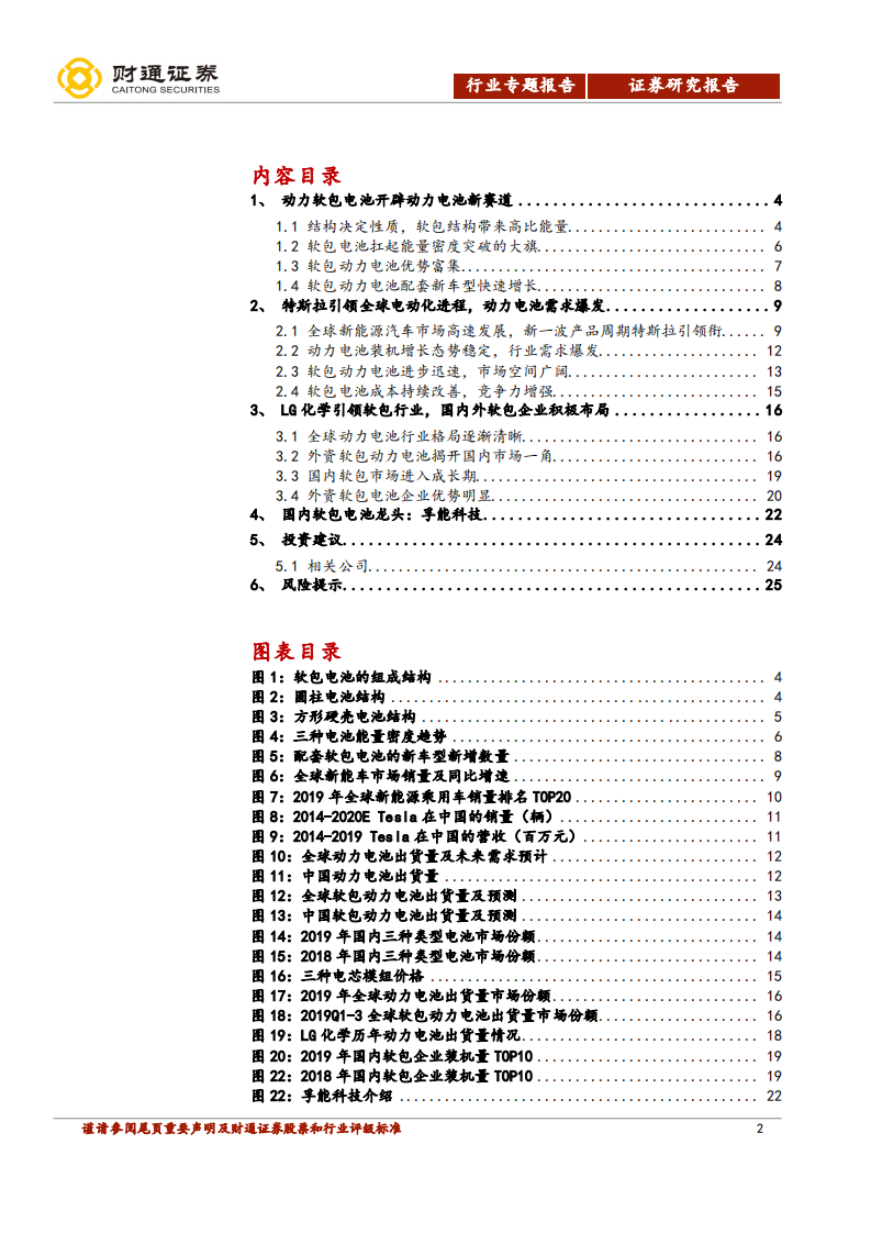 软包动力电池行业专题：LG引领全球软包市场高增，国内软包龙头有望登陆科创板.pdf 第2页