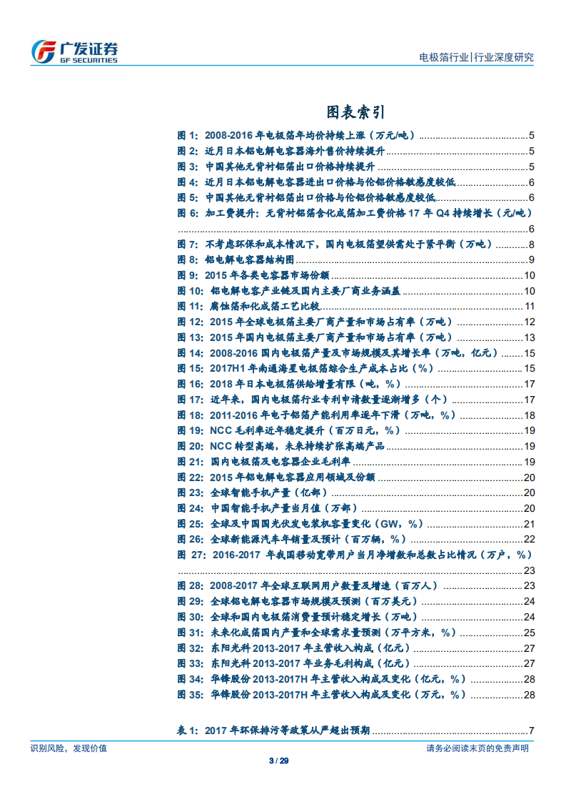 电极箔行业深度：供小于求持续，电极箔价格望继续上行.pdf 第3页