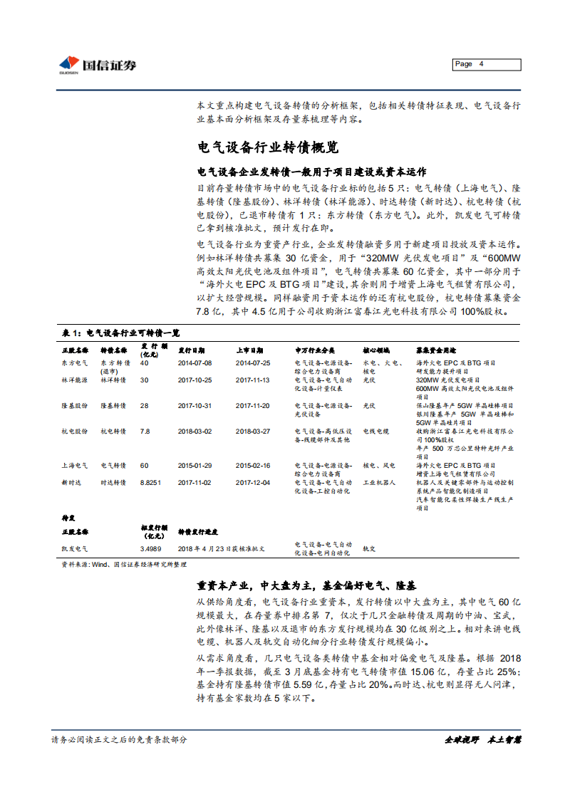 电气设备行业转债分析手册.pdf 第4页
