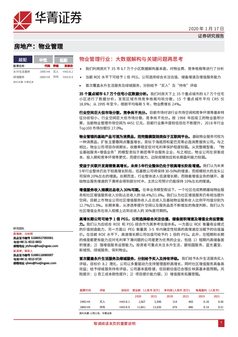 物业管理行业：大数据解构与关键问题再思考.pdf 第1页