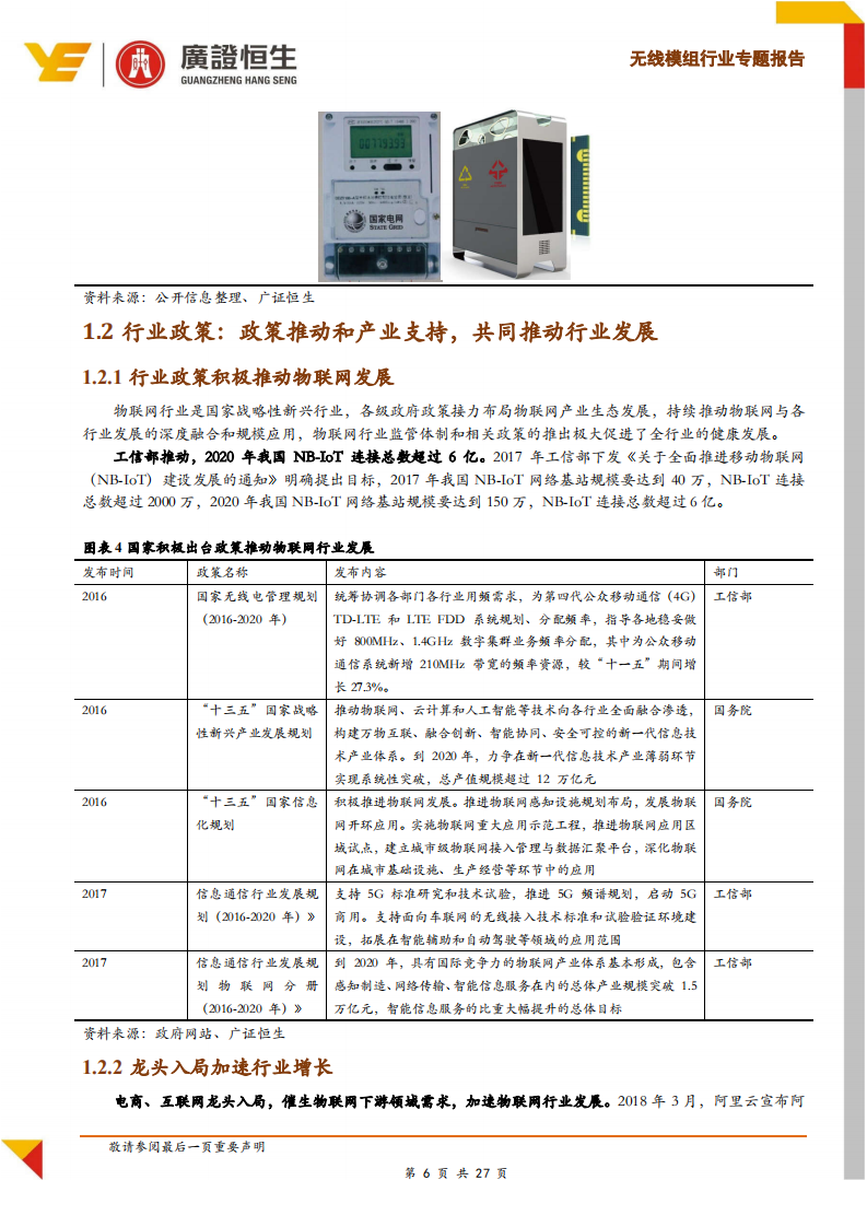 物联网专题：率先受益万物互联，无线模组行业进入快车道.pdf 第6页